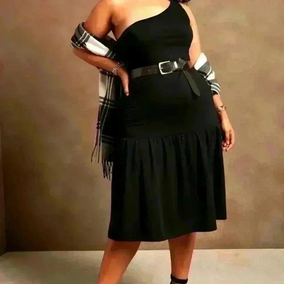 NWT Banana Republic One-Shoulder Knit Dress - Picture 13 of 13